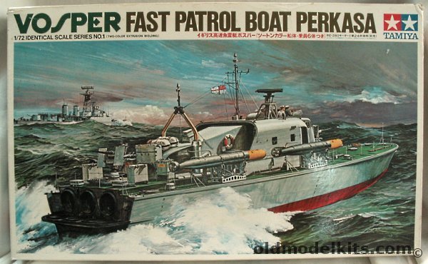 Tamiya 1/72 Vosper Fast Patrol Boat Perkasa - Motorized, 79001 plastic model kit